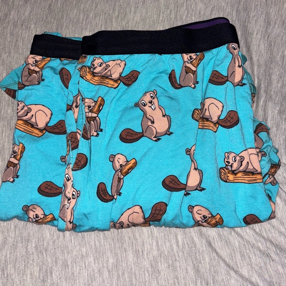 MeUndies Blue Beaver Lounge Pants size 2X